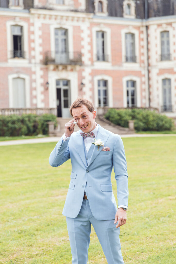 l’émotion du marié