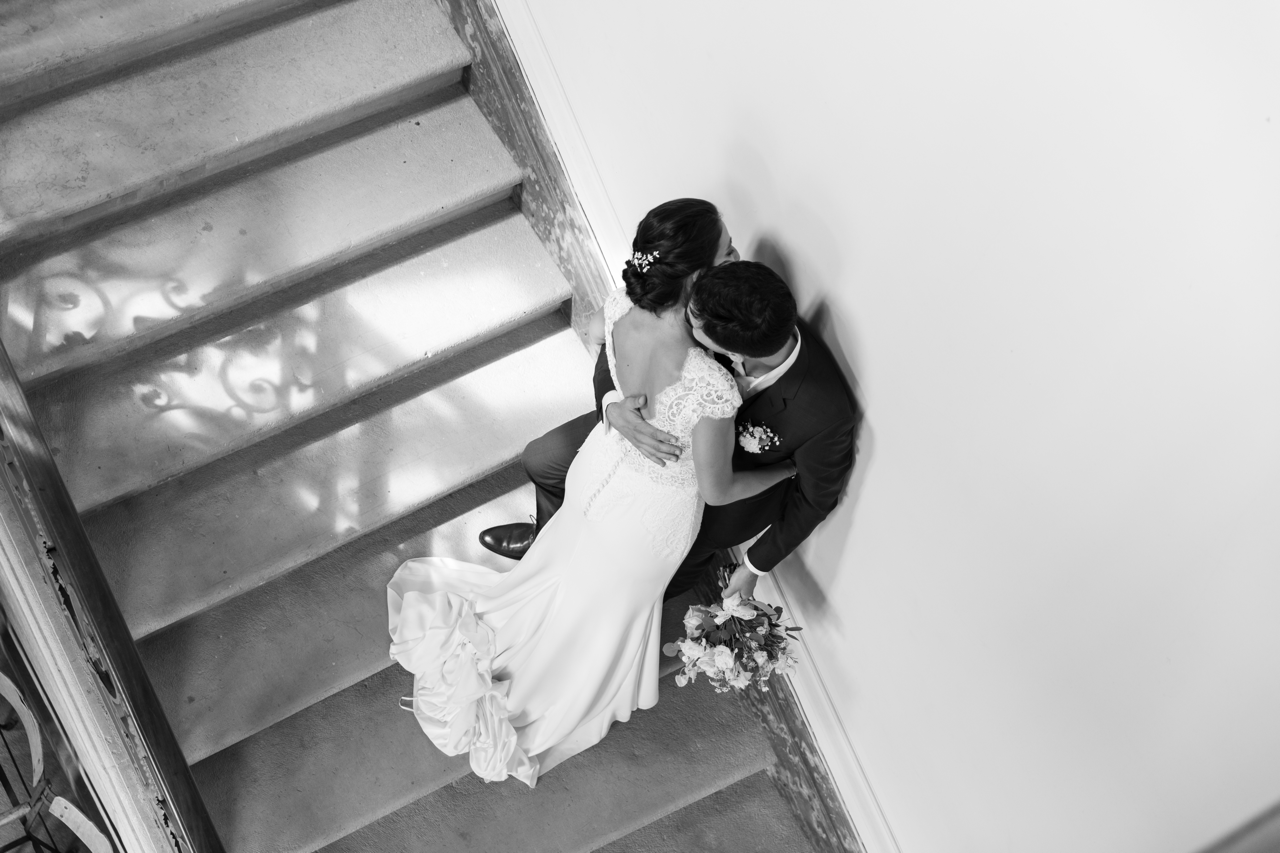 mariés vu d’en haut