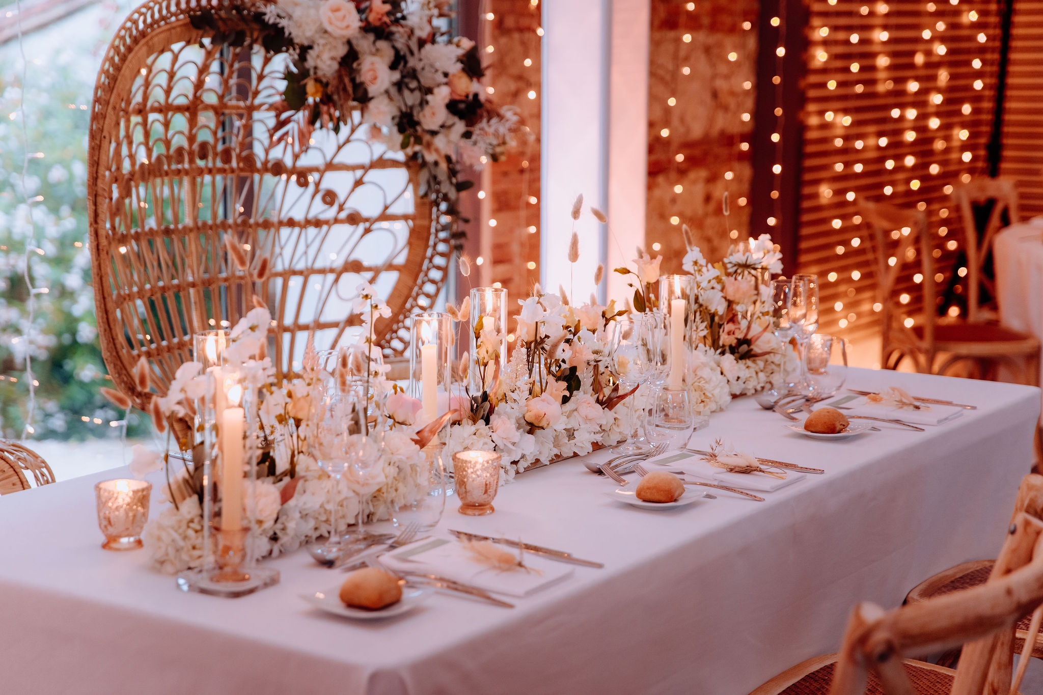 Décoration table d’honneur