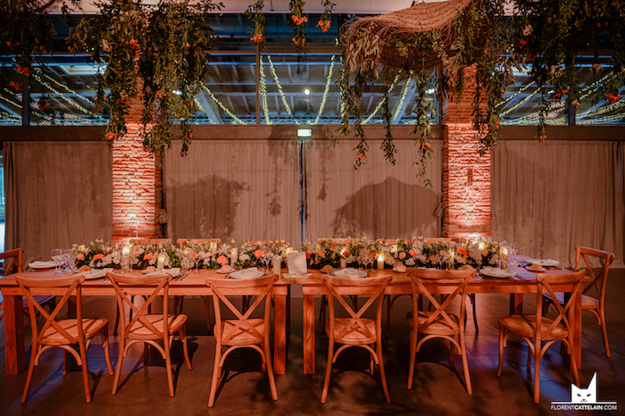 décoration des tables