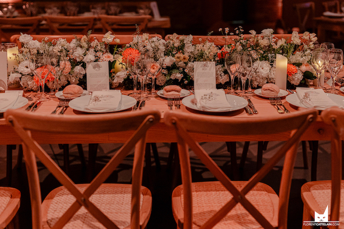 décoration des tables