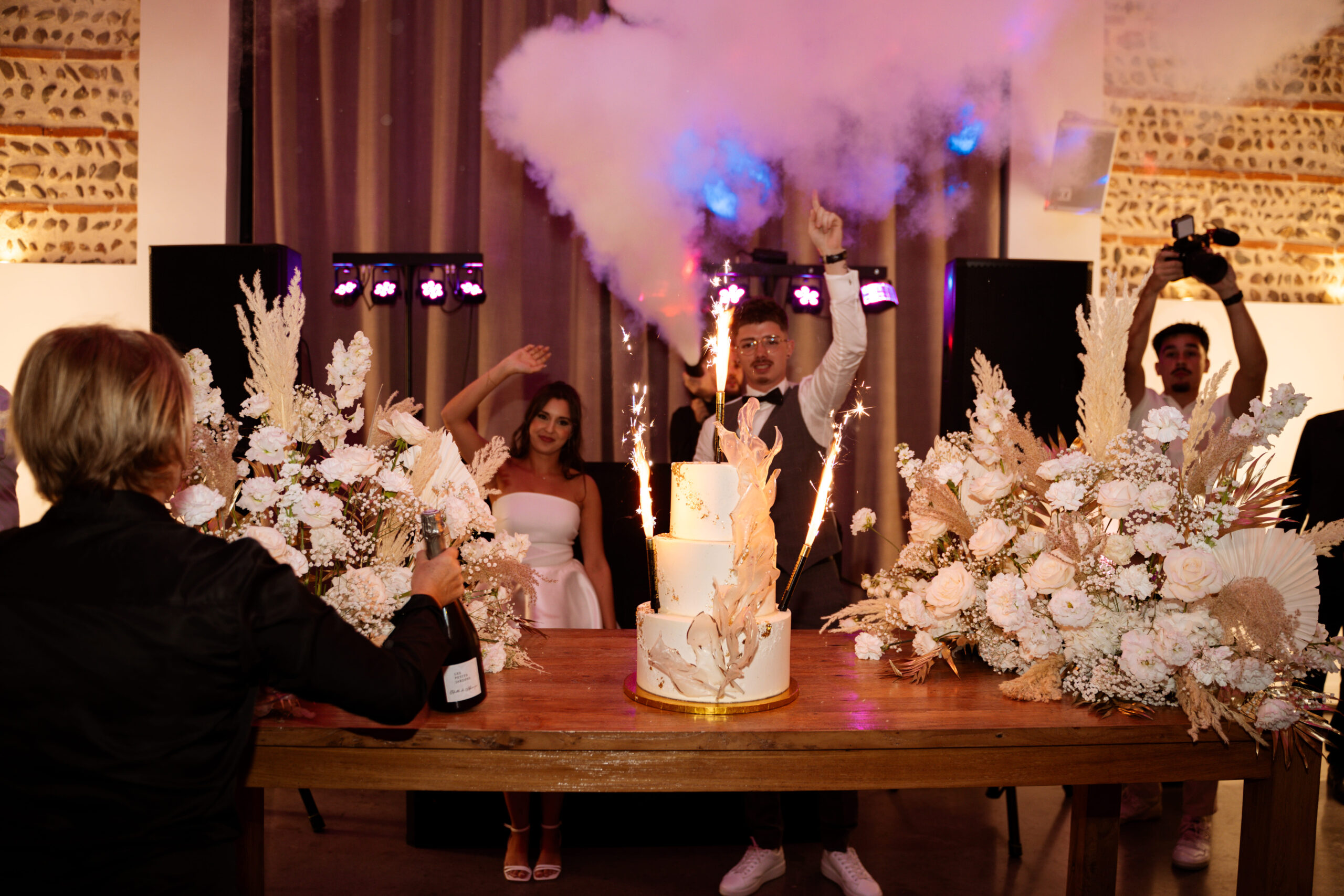 Arrivée du gâteau