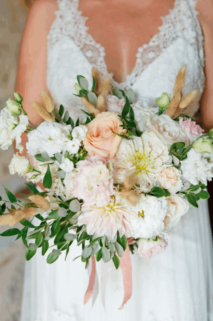 Bouquet pastel de mariée