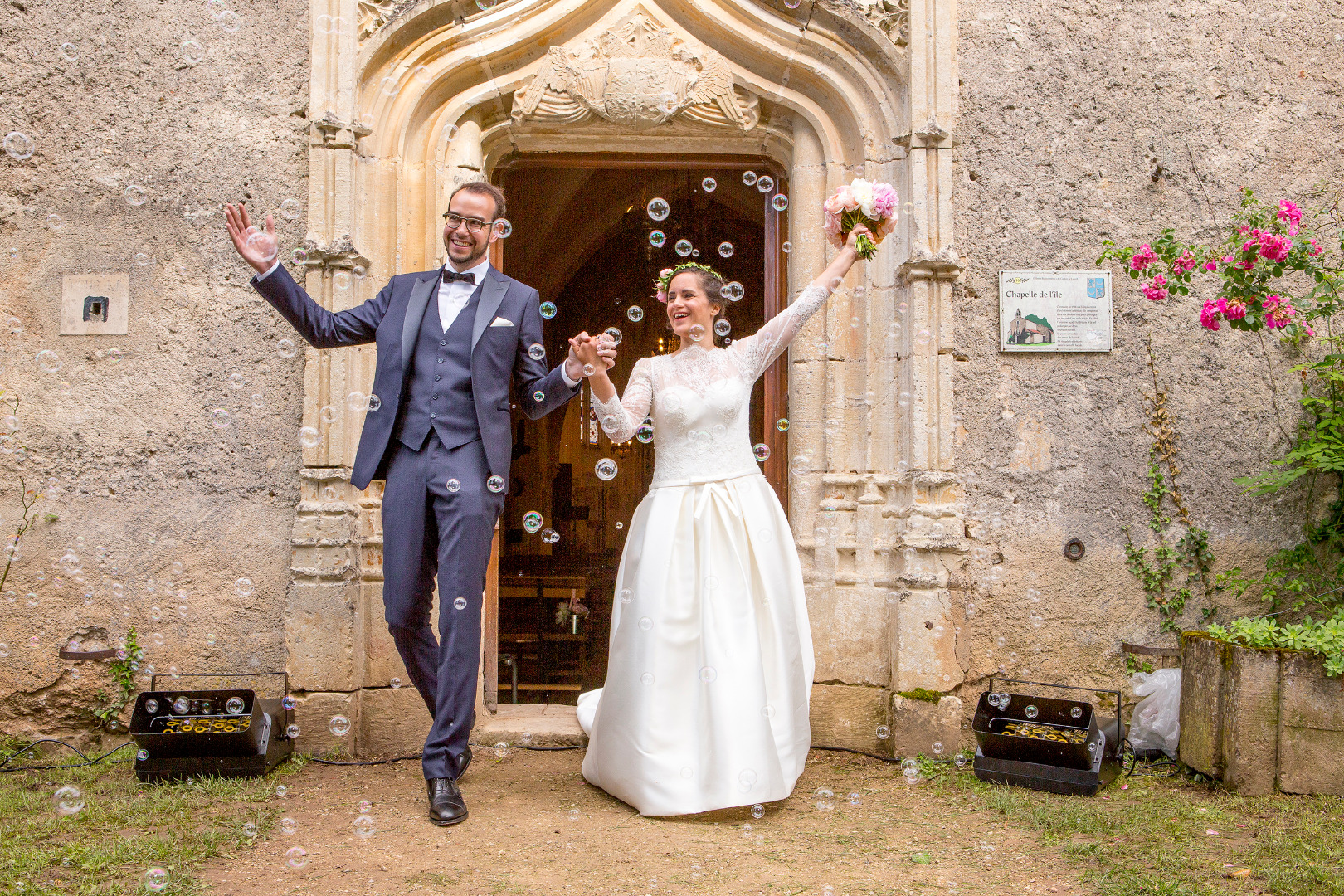 bulles pour fin cérémonie