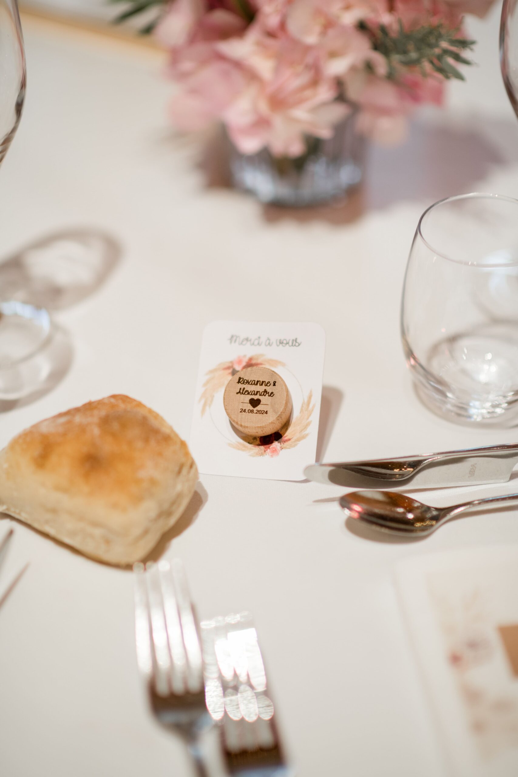 Cadeau invité bouchon vin