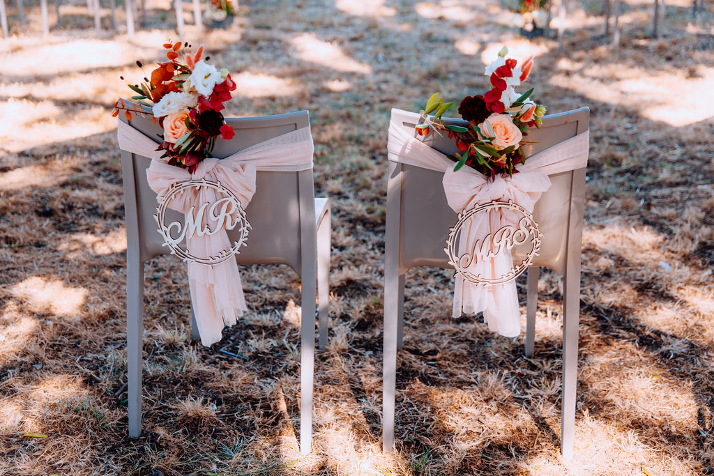 Chaises cérémonie d’engagement