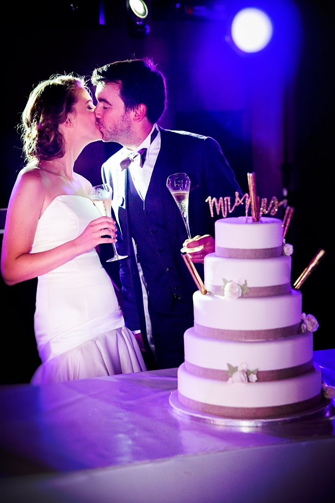 Champagne et Wedding Cake