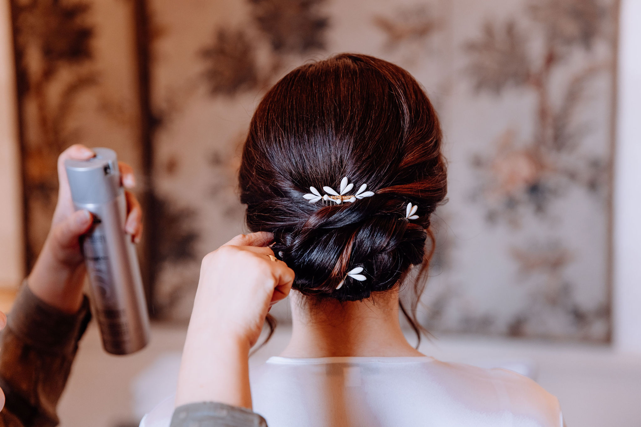 Coiffure de la mariée