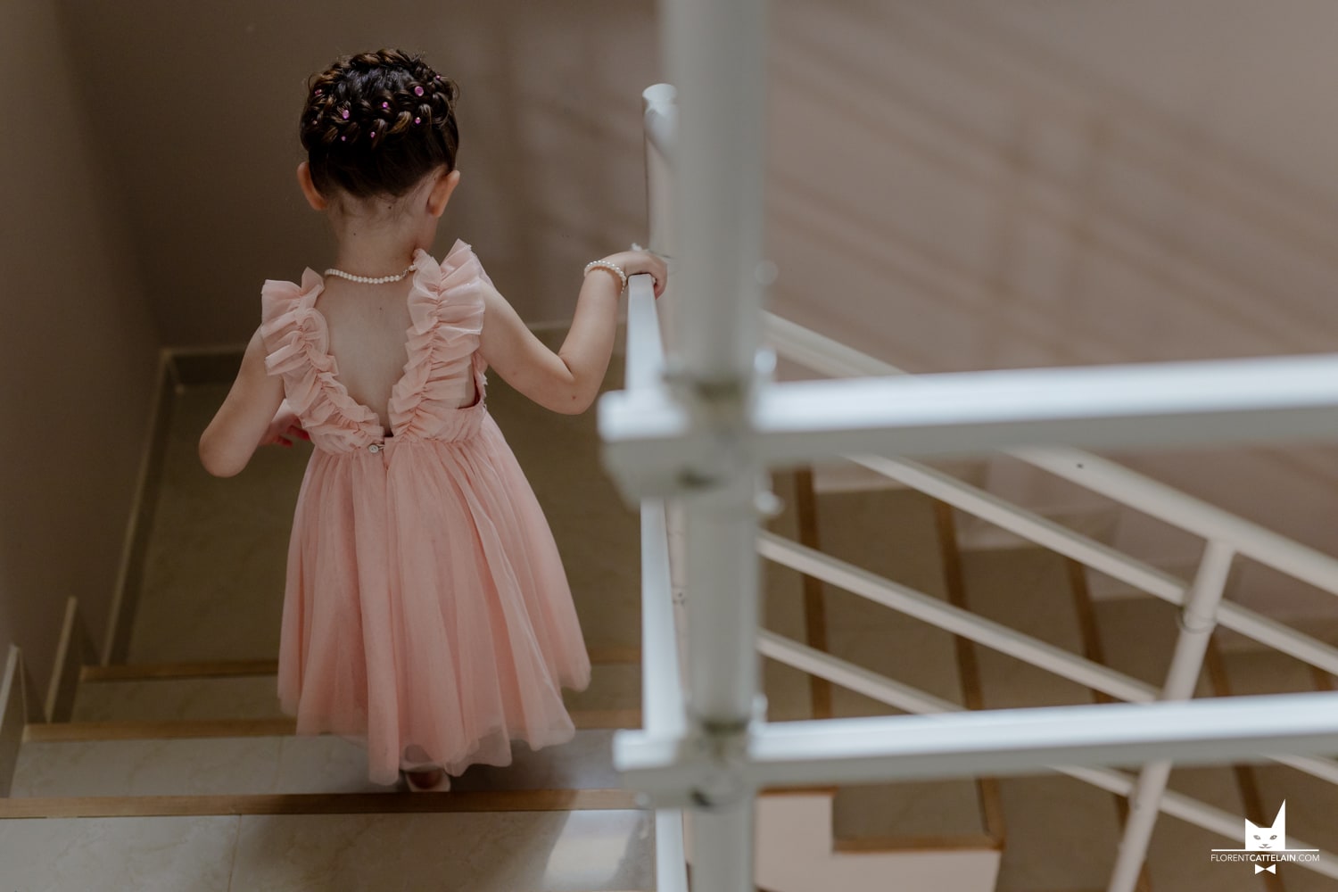 Coiffure fille d’honneur