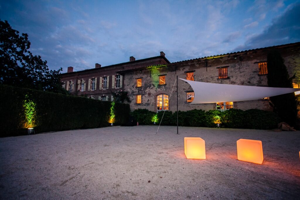 Eclairage verrière La Dolce Vita Organisation de Mariages Toulouse