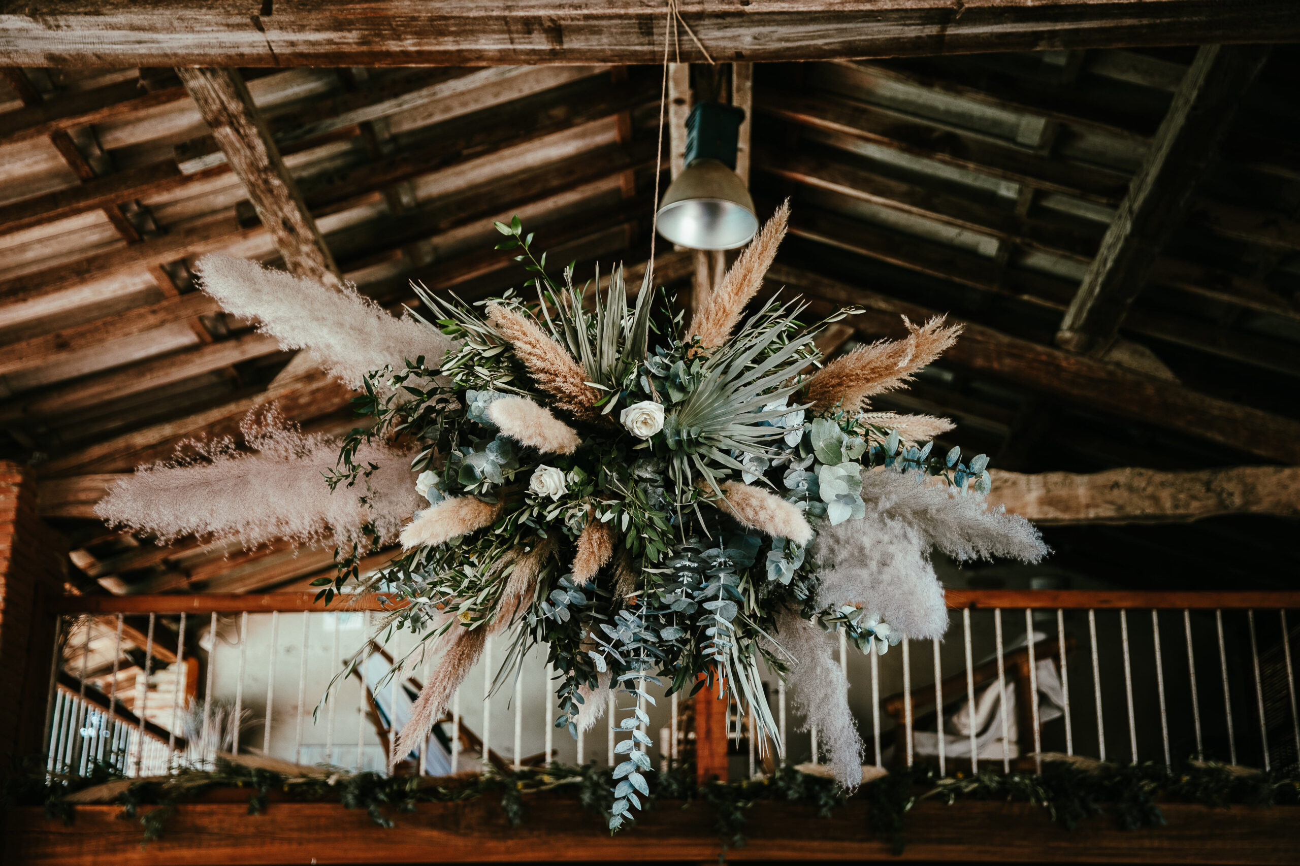 Déco boheme chic avec pampa et verdure