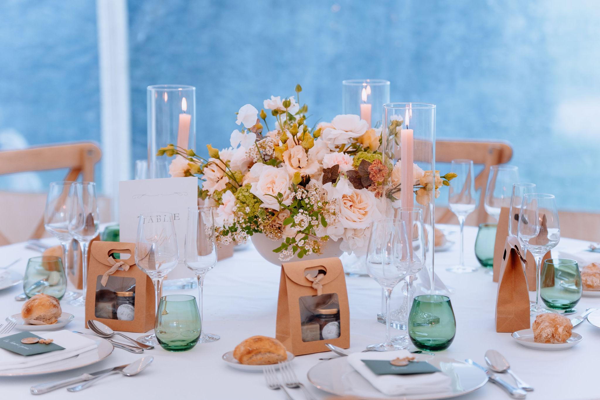 Décoration des tables