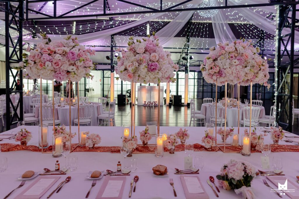 Décoration table d’honneur