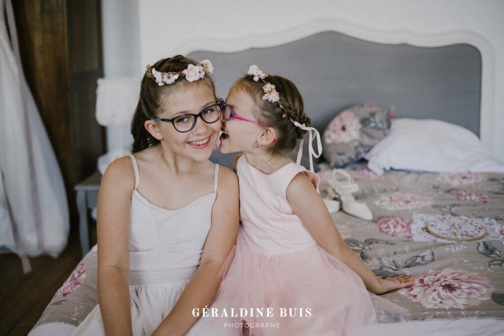 demoiselles d’honneur et couronne