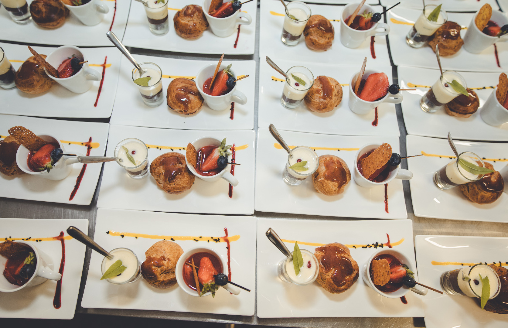 dessert café gourmand – mariage Château de Nolet – La Dolce Vità