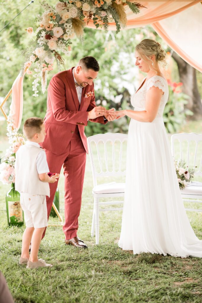 Echange des alliances