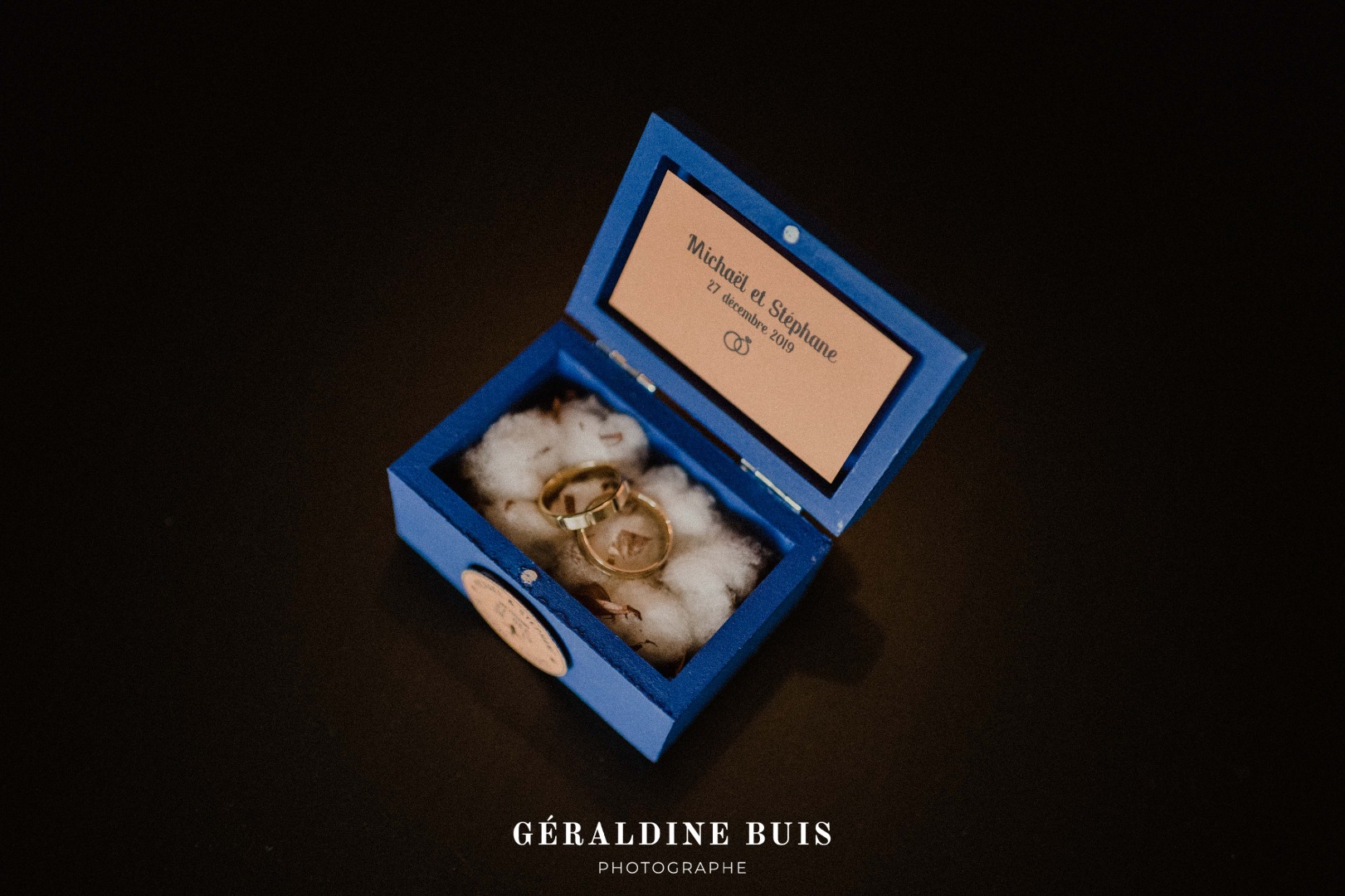 Ecrin coton masculin La Dolce Vita Organisation de Mariages Toulouse