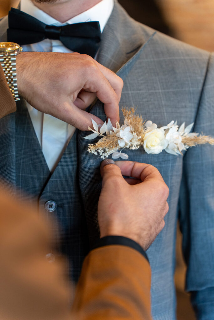 Fleurs personnels homme