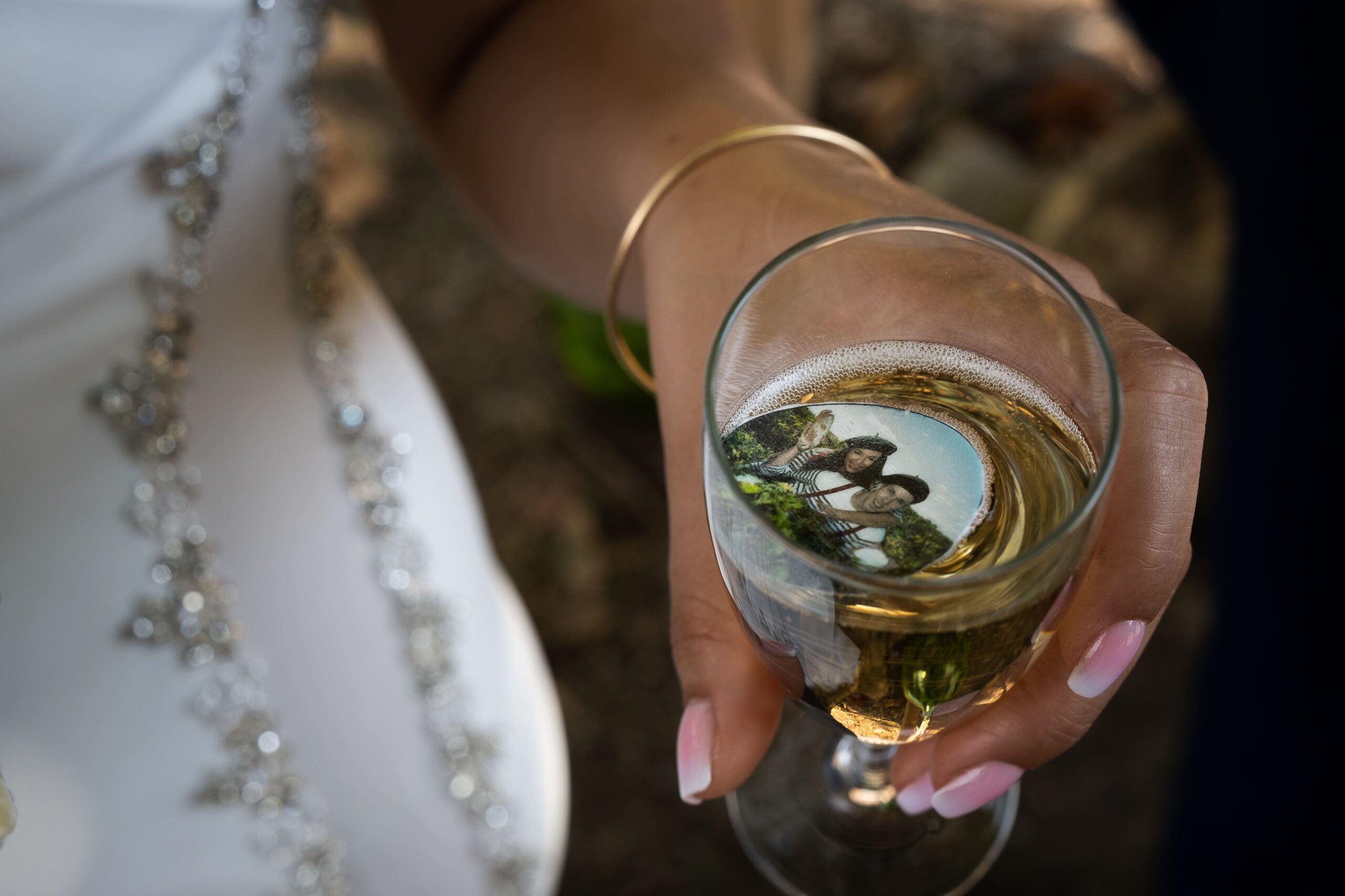 Flute Champagne avec pastille dissoluble