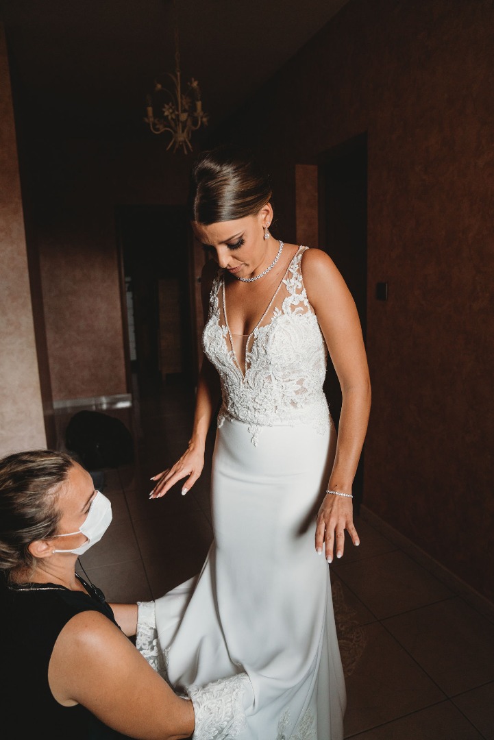 Habillage de la mariée La Dolce Vita Organisation mariage Toulouse