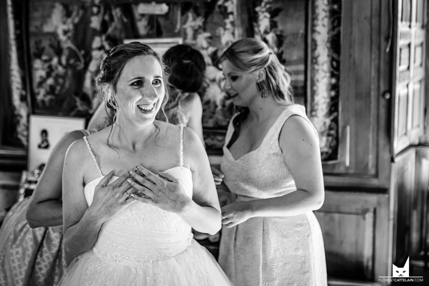 Habillage mariage robe Fleur d’Oranger Toulouse