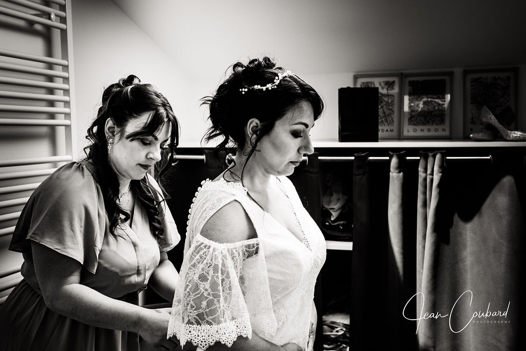 Habillage Robe Cymbeline noir et blanc