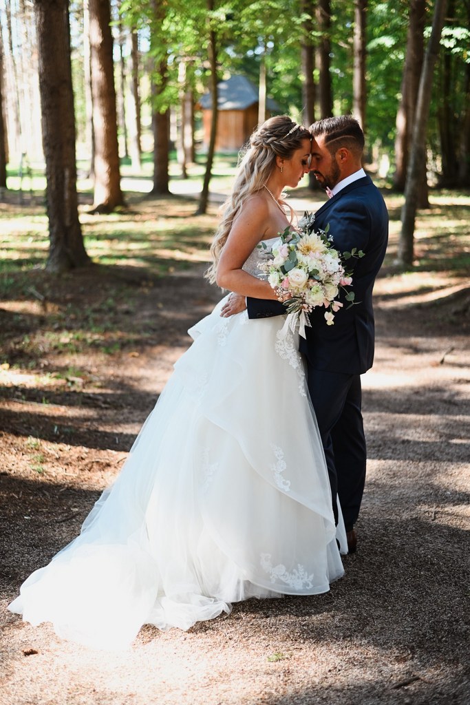 Complicité entre les mariés