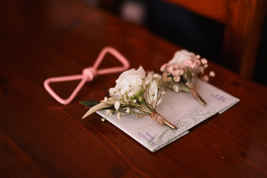 Noeud papillon et boutonnière