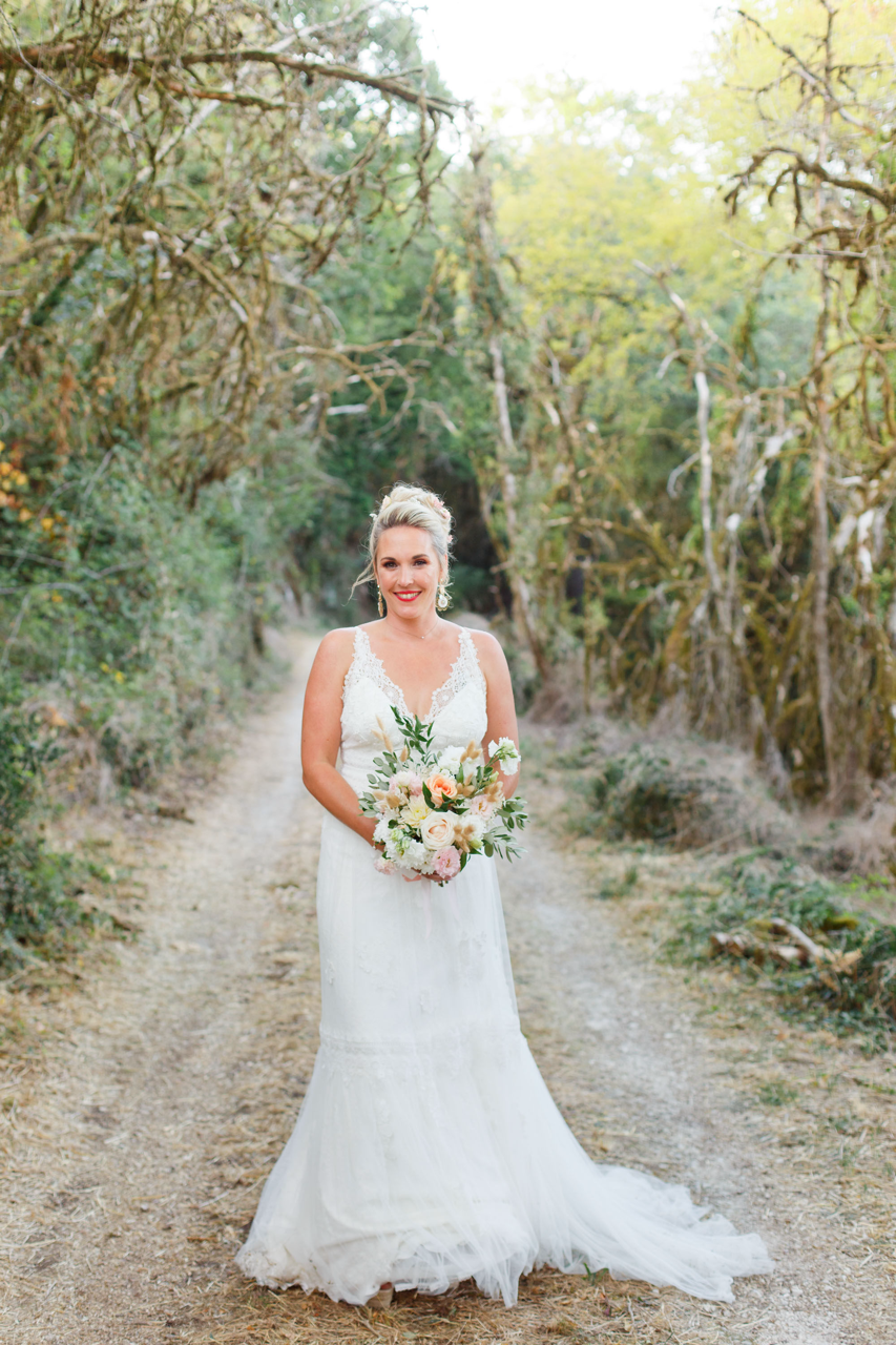 mariée dans les bois