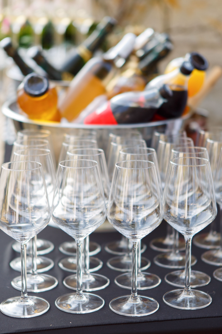 verres et les alcools