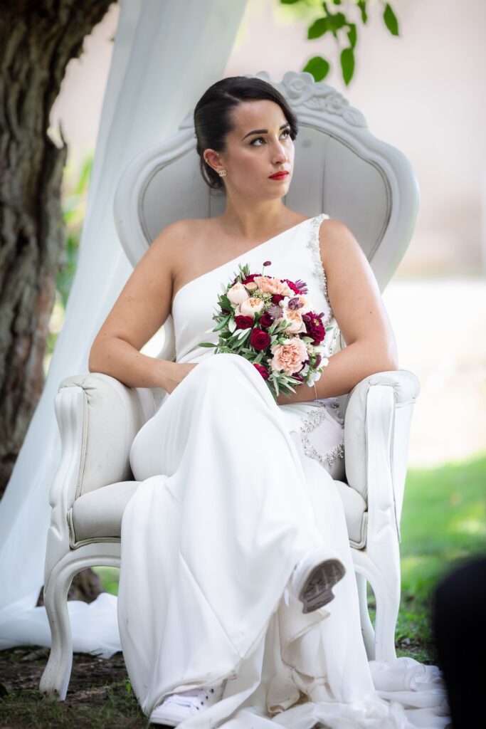 Mariée en converse