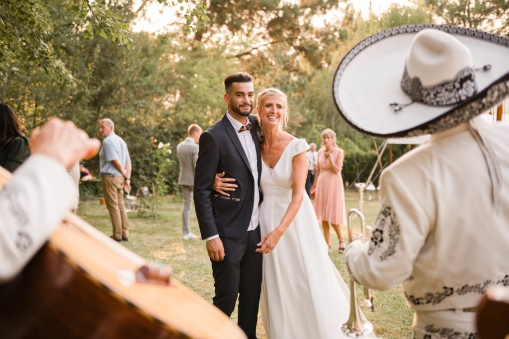 mariés au vin d’honneur