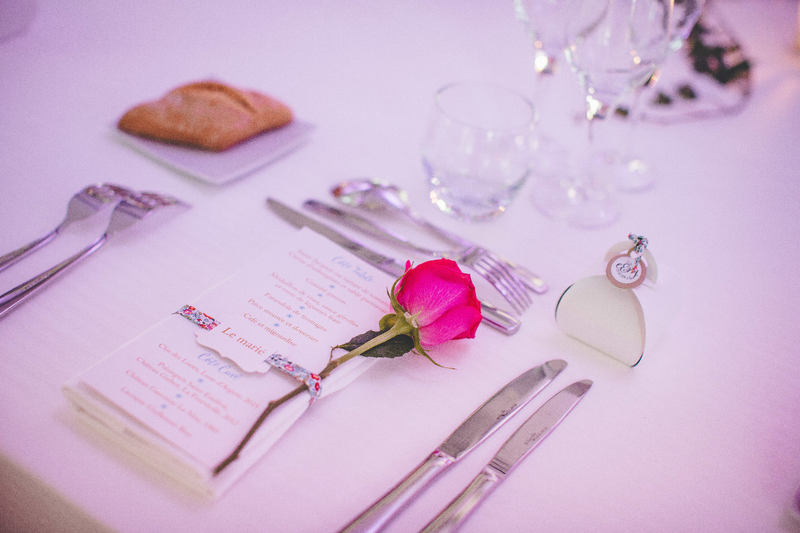 menu et couvert mariage traiteur toulouse