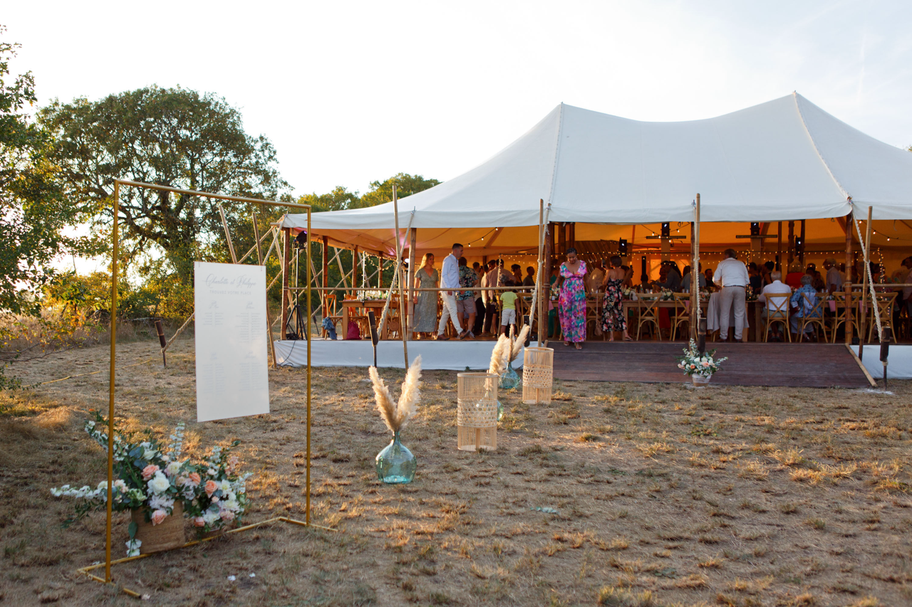 Plan de table et chapiteau