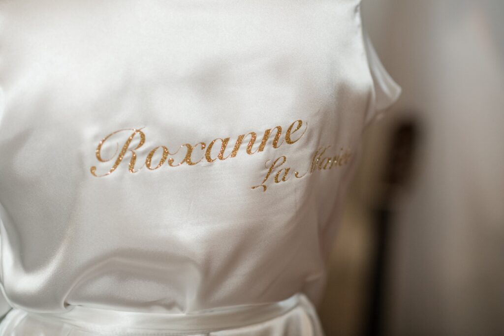 Robe de chambre personnalisée