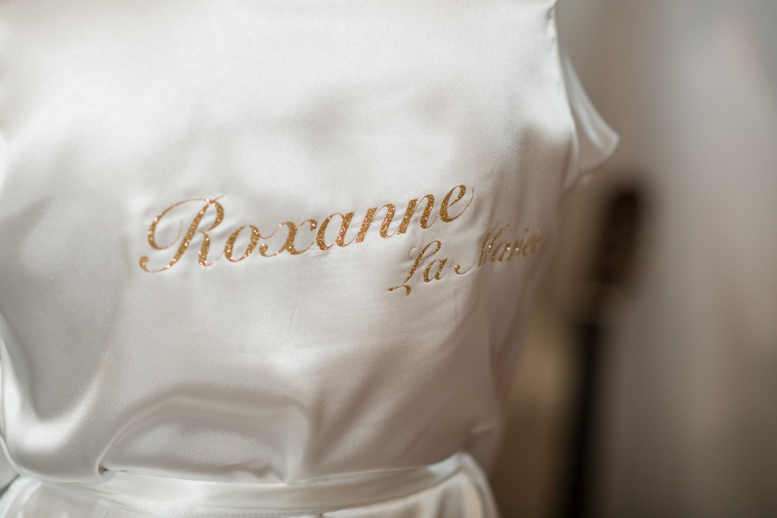 Robe de chambre personnalisée