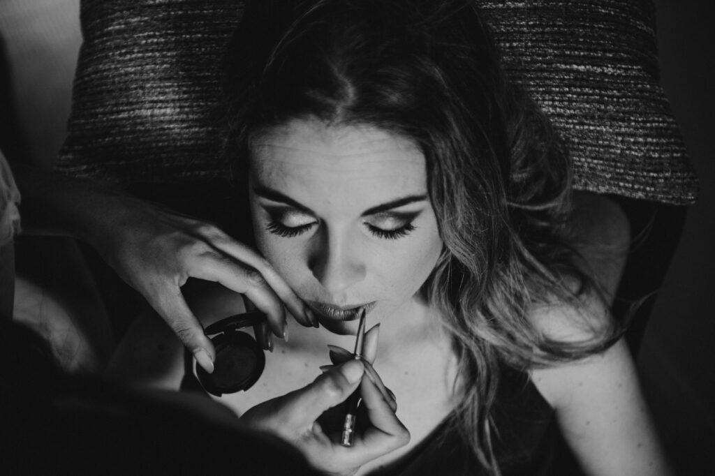 rouge à lèvres mariée