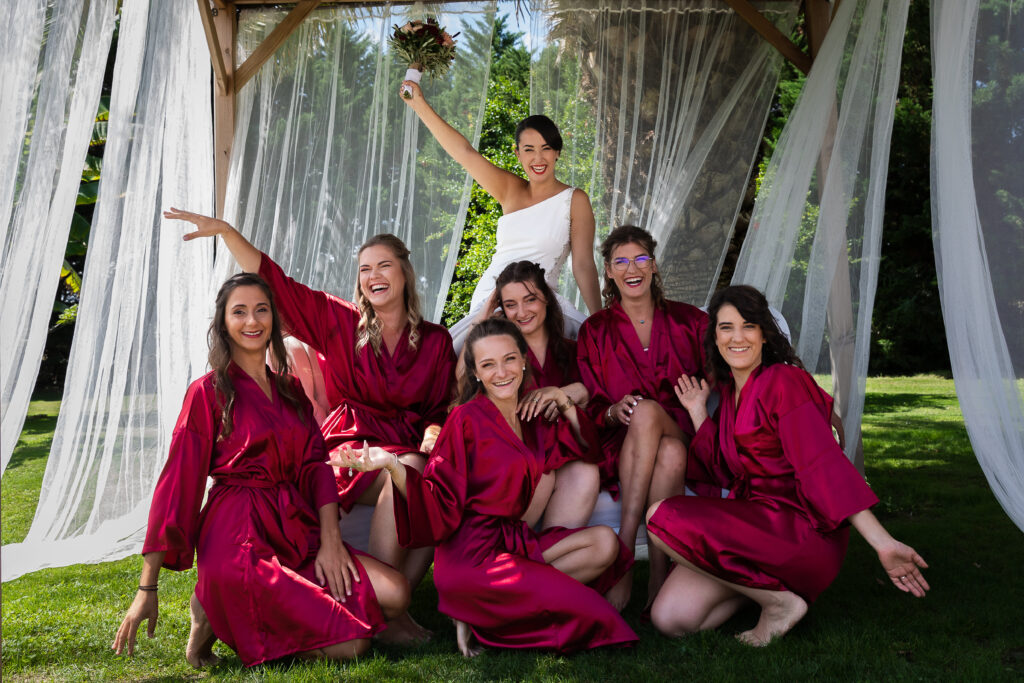 Shooting mariée et ses demoiselles d’honneur