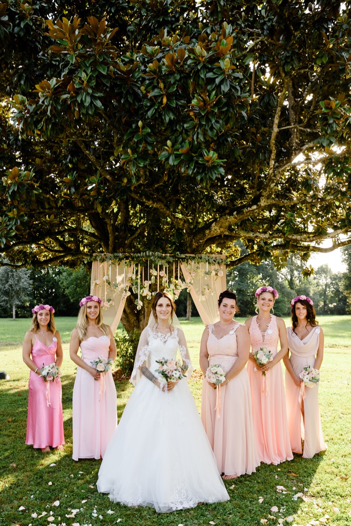 tenues homogènes mariage