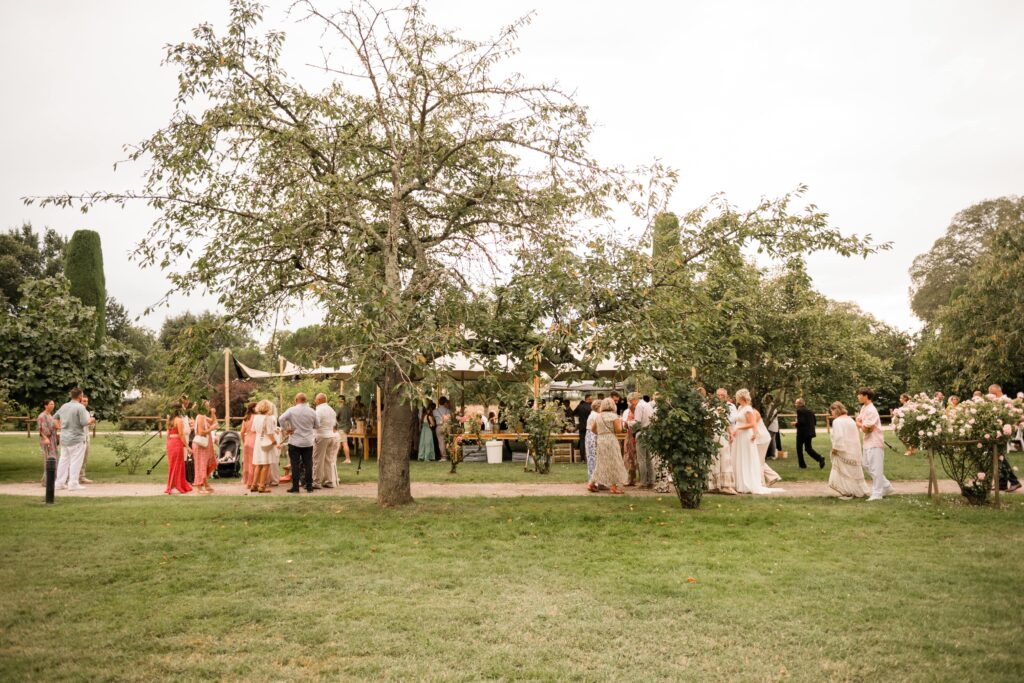 Vin d’honneur en extérieur