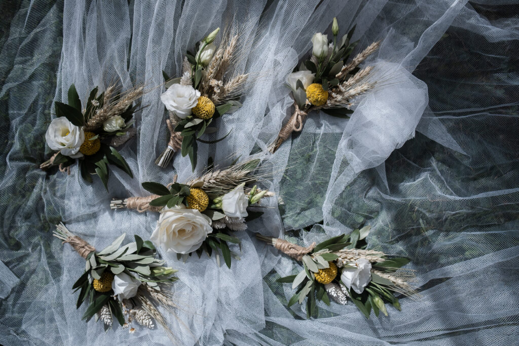 Boutonnière des garçons